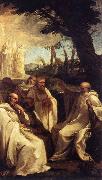 SACCHI, Andrea The Vision of St Romuald af oil painting reproduction